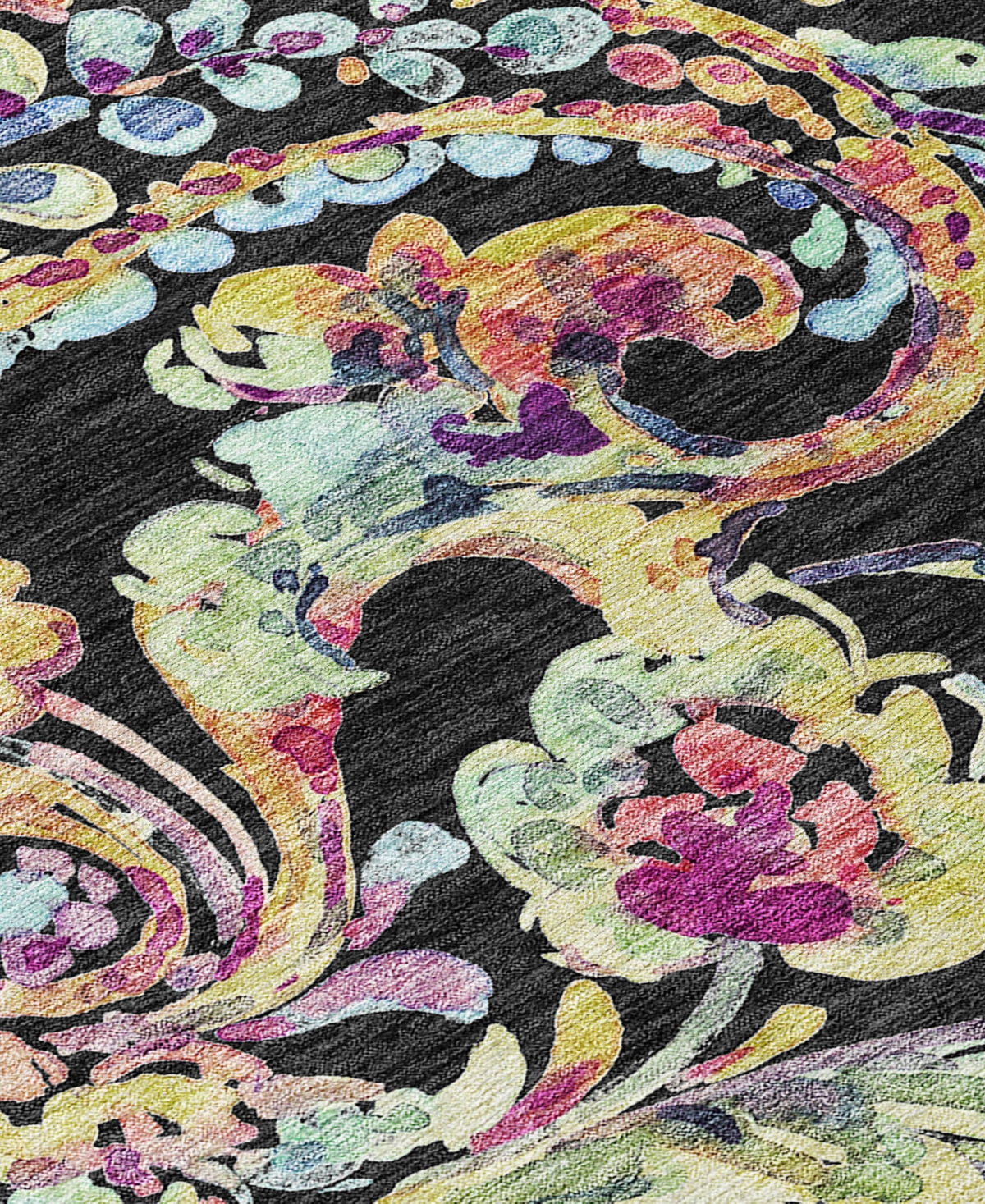 Addison Chantille Machine Washable Acn834 3'x5' Area Rug In Black