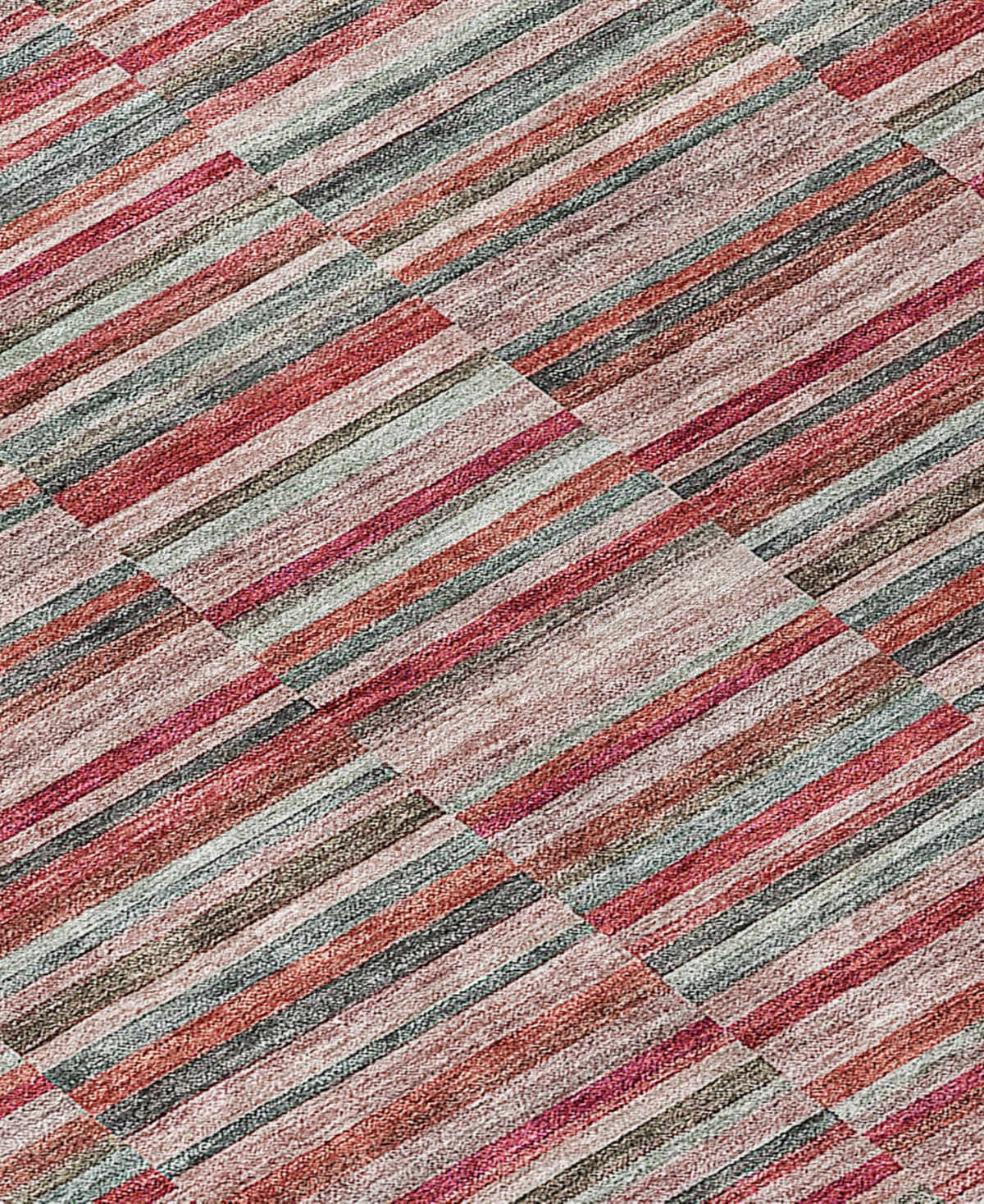 Shop Addison Chantille Machine Washable Acn816 8'x8' Round Area Rug In Red