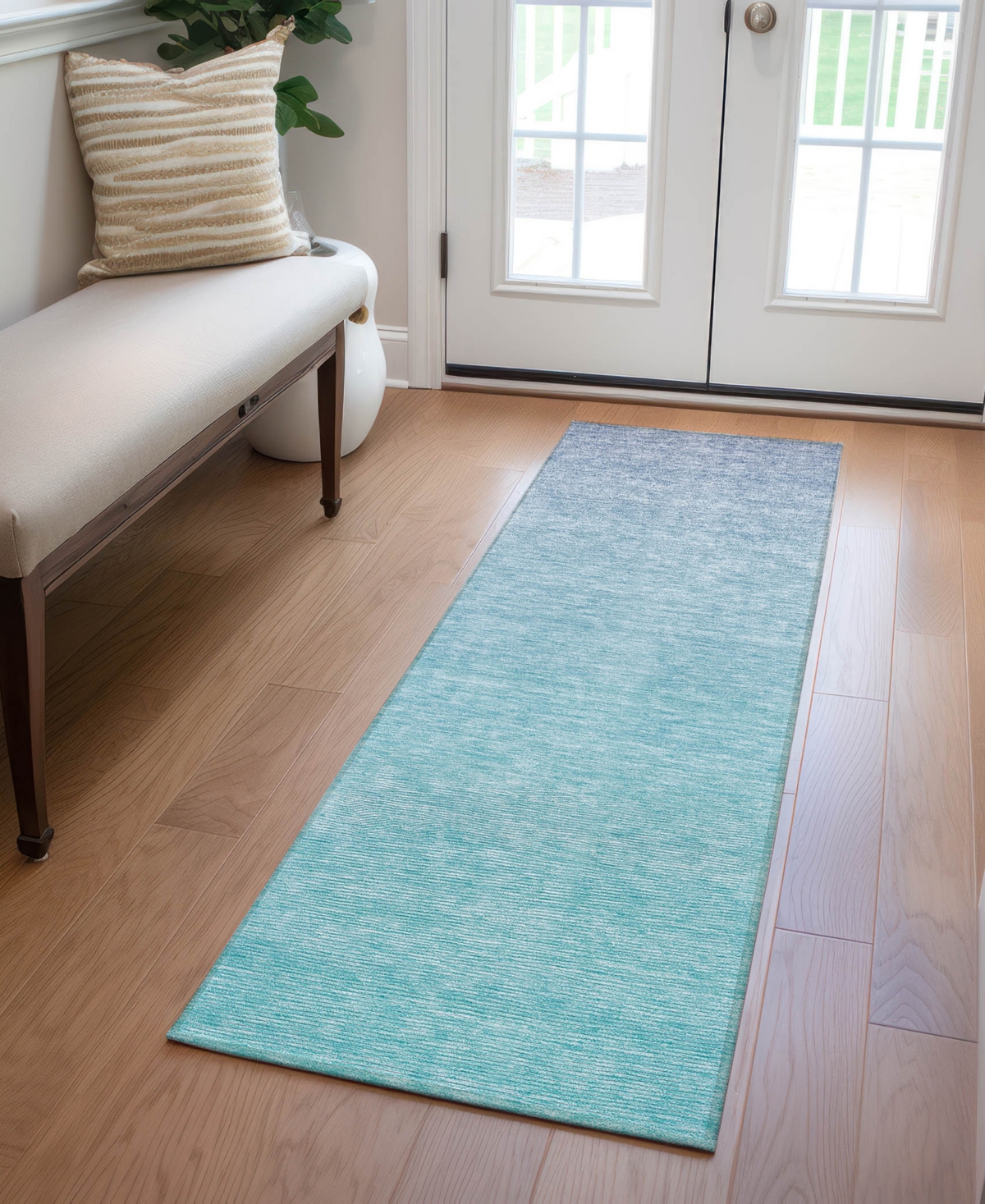 Addison Chantille Acn845 2'3"x7'6" Runner Area Rug In Mist
