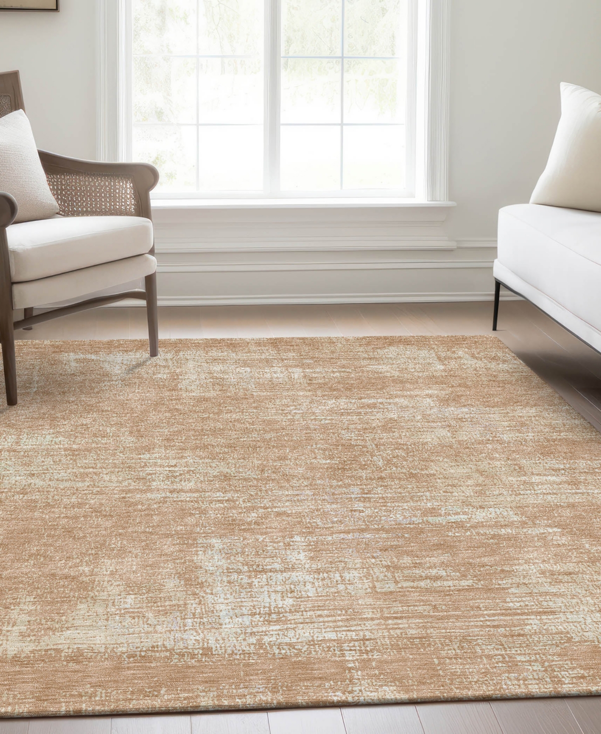 Addison Chantille Acn839 2'6"x3'10" Area Rug In Coral