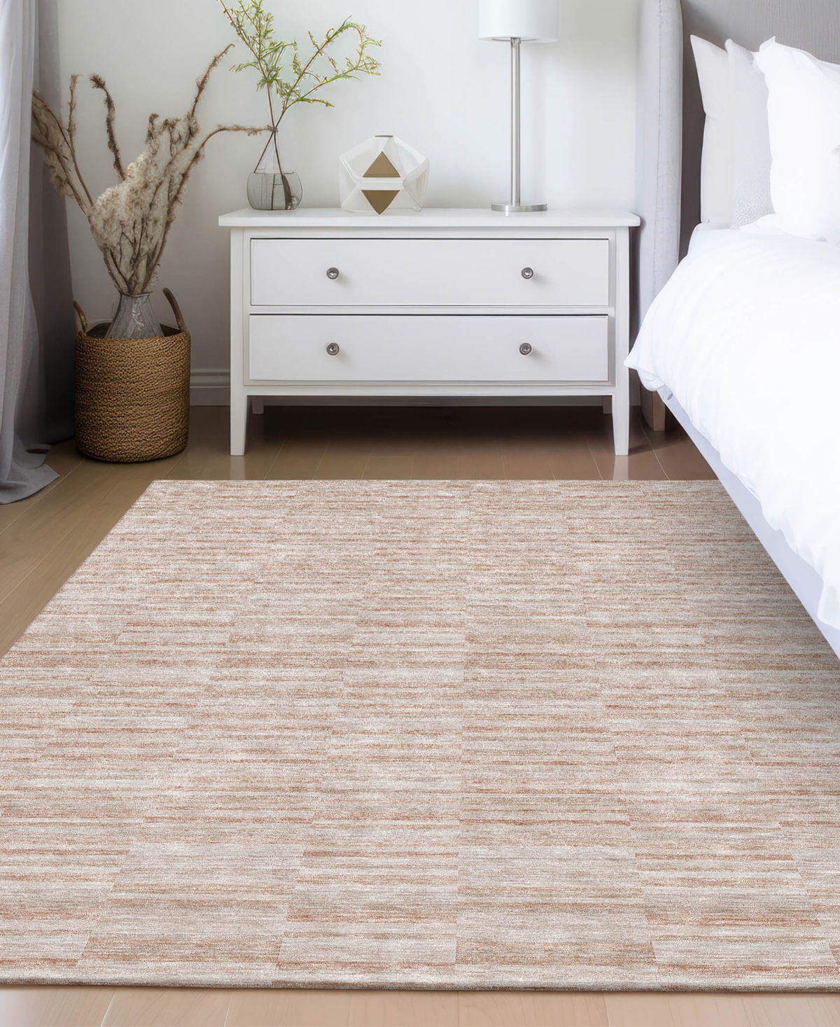 Addison Chantille Acn817 2'6"x3'10" Area Rug In Salmon