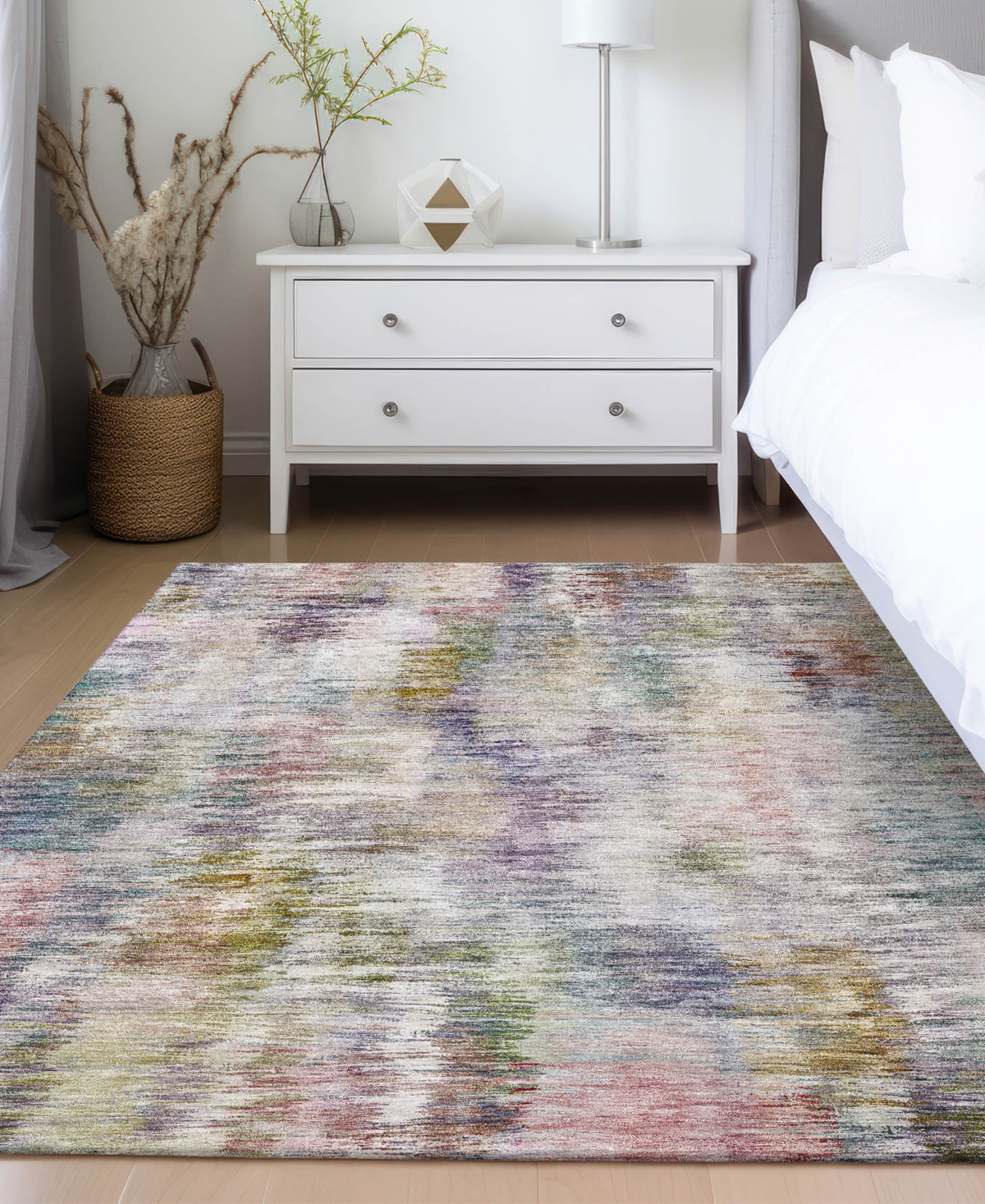 Addison Chantille Acn813 8'x10' Area Rug In Plum