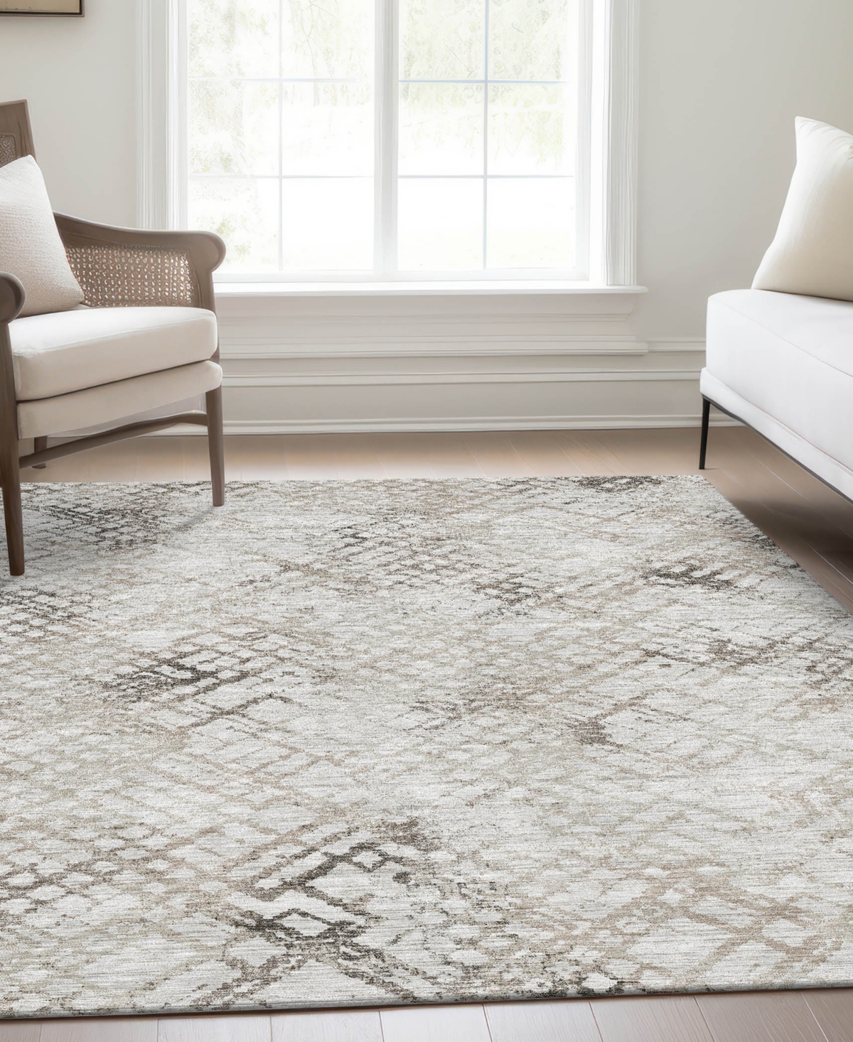Addison Chantille Acn824 9'x12' Area Rug In Taupe