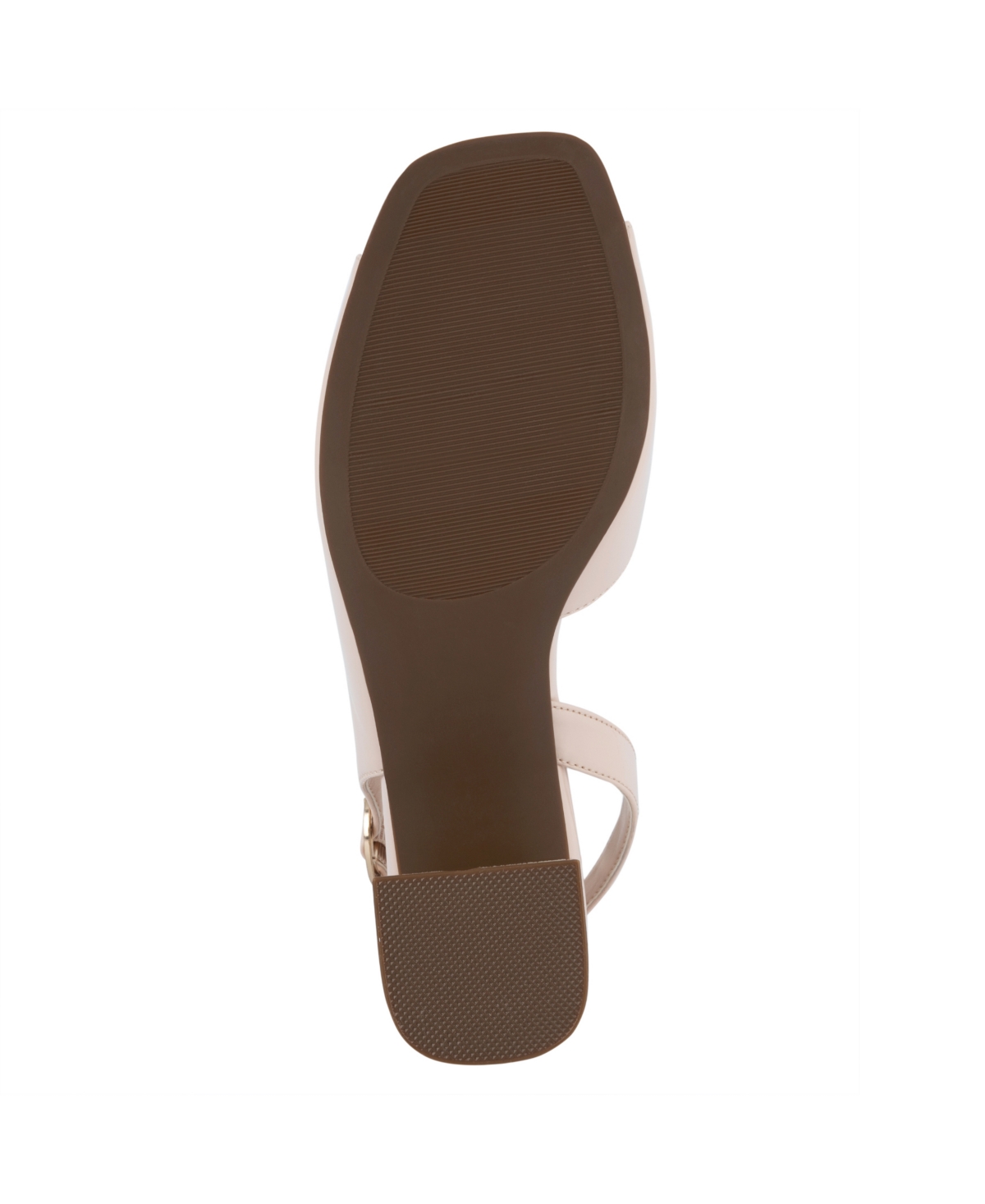 Jones New York Women's Ondree Slingback D'orsay Peep Toe Block Heel Sandals In Bone Patent