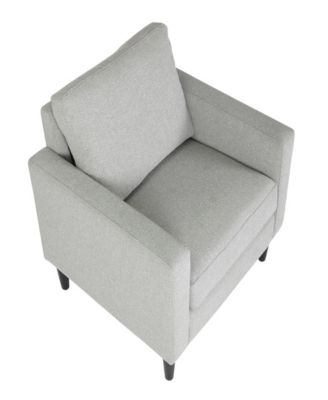 33" Wood Wendy Contemporary Arm Chair