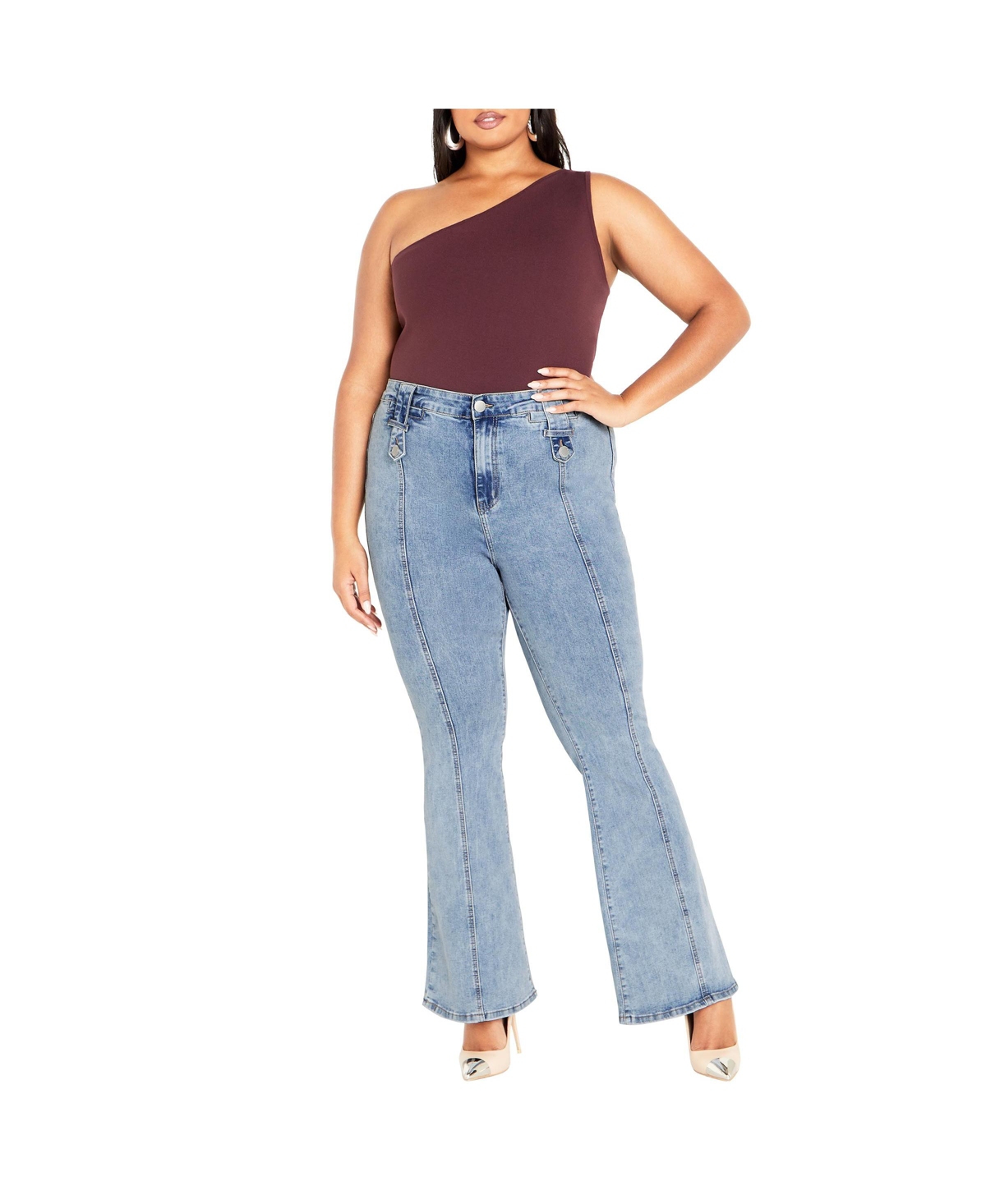 City Chic Plus Size Asha Mia Jean