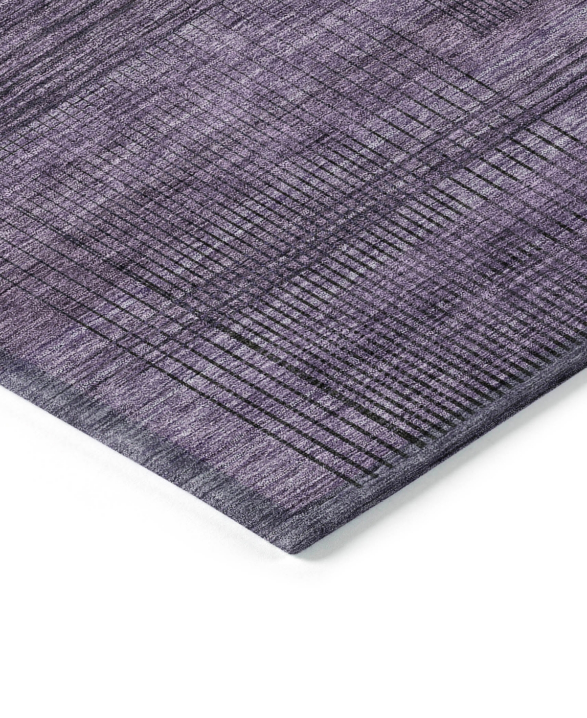 Addison Chantille Acn820 8'x10' Area Rug In Plum