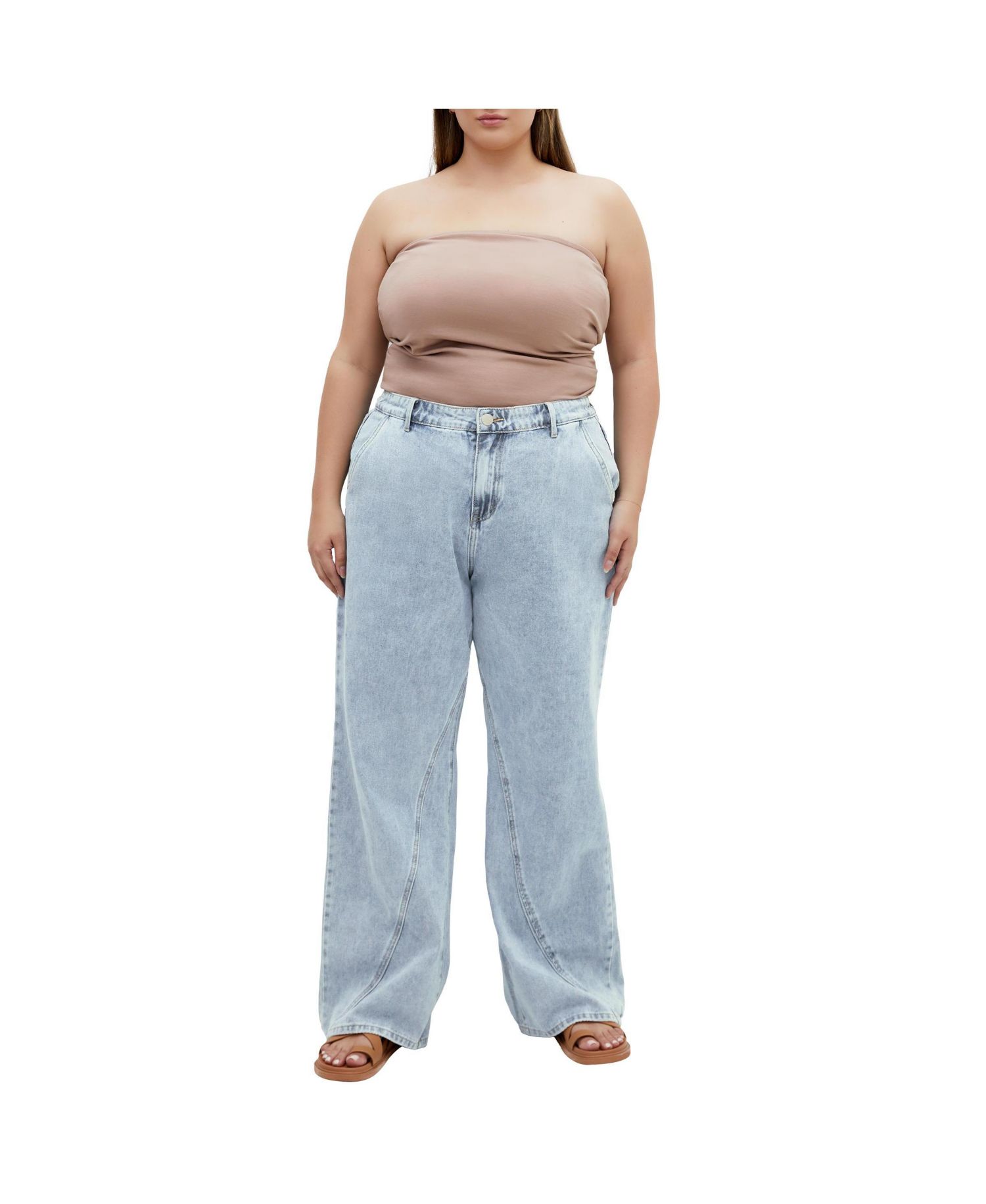 Plus Size Harley Kyla Wide Leg Jean