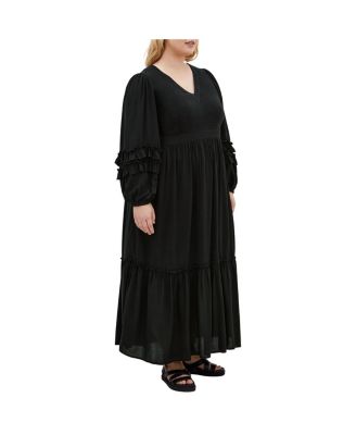 Plus Size Malia Plain Maxi Dress