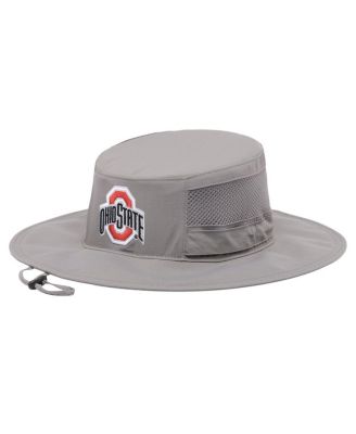 Columbia - Men's Gray Ohio State Buckeyes Bora Bora Iii Omni-shade Booney Hat