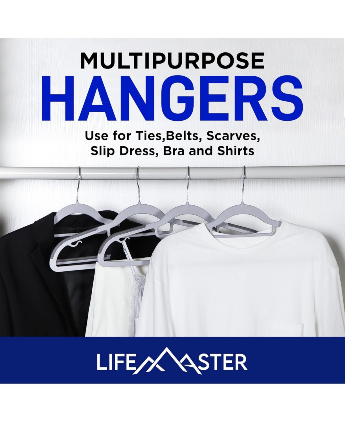 Bakken- Swiss Plastic Clothes Hanger Set