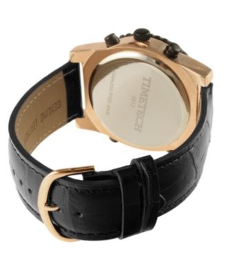 Men's Analog/Digital Multi-Function Weekend Sport Watch with Leather Band