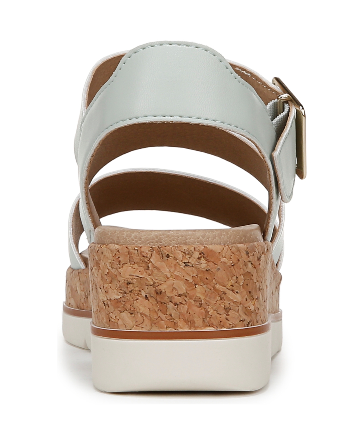 Shop Dr. Scholl's Women's Once Twice Espadrille Platform Sandals In Ocean Faux Leather