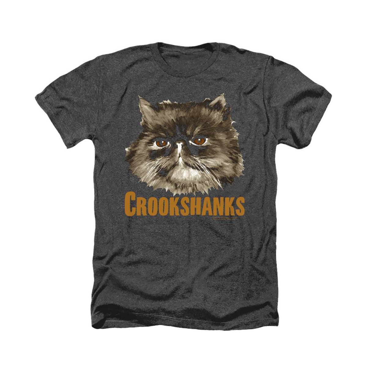 Mens Crookshanks Adult Heather Tee / T-Shirt - Black