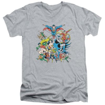 Dc Green Arrow Men's DC Comics Green Arrow Green Arrow Short Sleeve Adult V Neck Premium Cotton Tee / T-Shirt