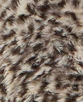 Juniors' Faux-Fur Notch-Collar Long-Sleeve Shrug