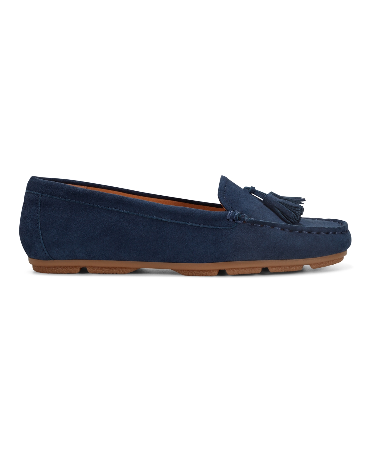 Shop Earth Women's Raquel Tassel Slip-on Loafers In Dark Blue Suede