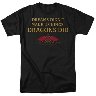 House Of The Dragon Mens Not Dreams Short Sleeve Adult Tee T-Shirt 5190₽