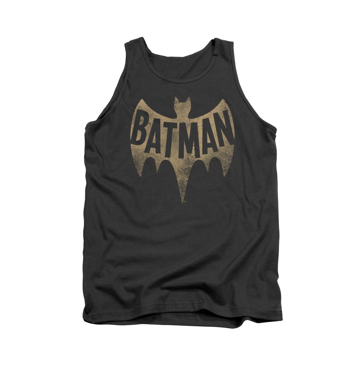 Men's Classic Tv Vintage Logo Adult Tank Top - Charcoal