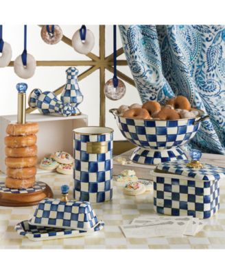 MacKenzie-Childs Royal Check Everything Bowl