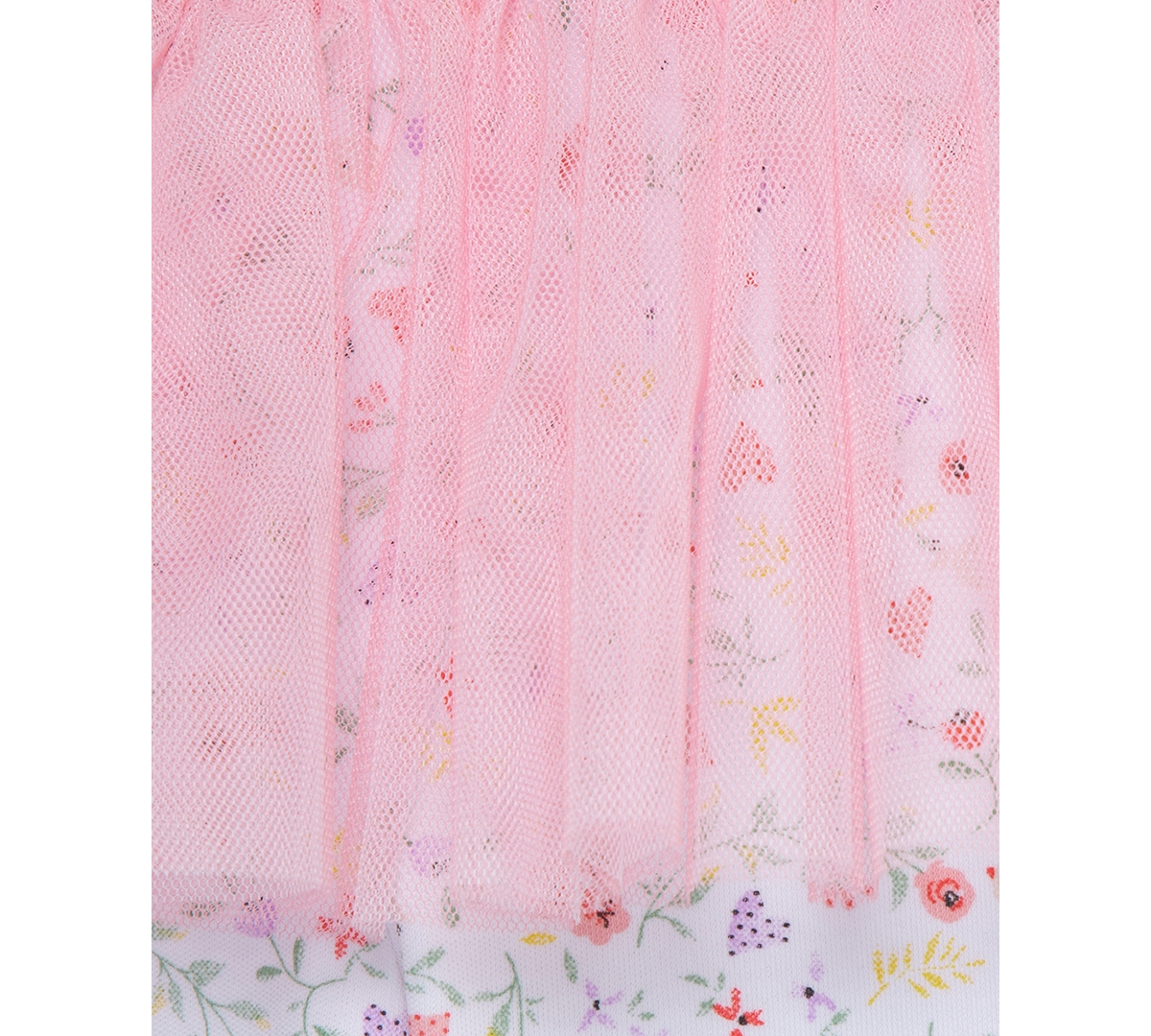 Shop Little Me Baby Girls Swans Bodysuit, Skirted Leggings & Headband, 3 Piece Set In Bright Pink
