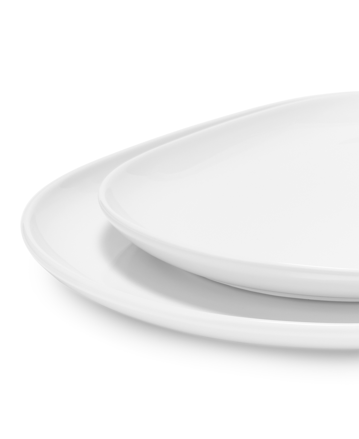 The Cellar James Oval Platters, Set Of 2, Exclusively At Macy's In White