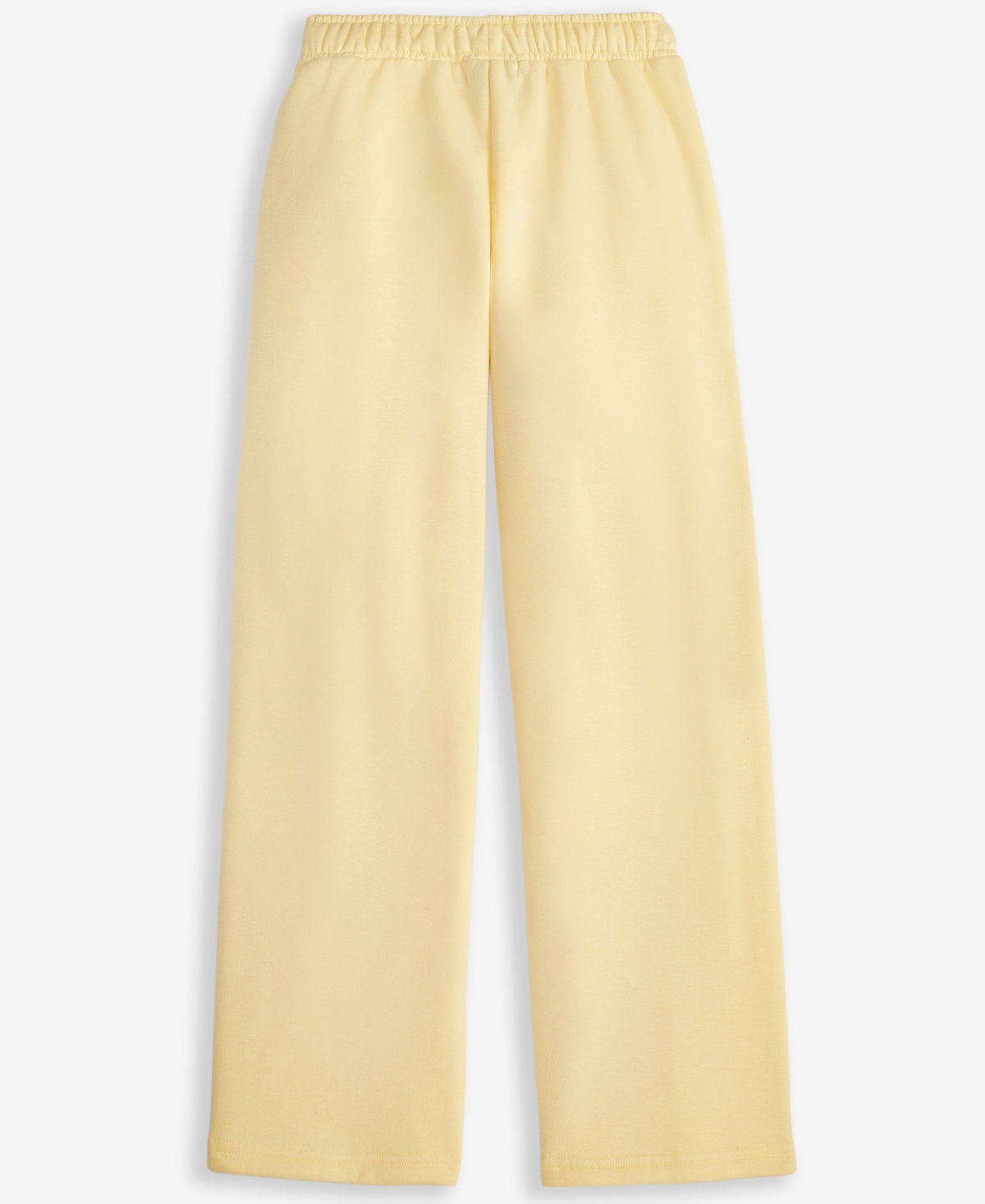 With Jules Big Girl Wide Leg Sweatpant In Lemon Sorb