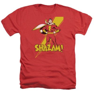 Dc Shazam Men's DC Comics Shazam Shazam Adult Heather Tee / T-Shirt