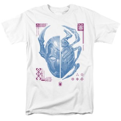 Blue Beetle Mens Split Beetle Short Sleeve Adult Tee T-Shirt 5190₽