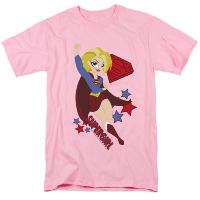 DC Wonder Woman Mens Dc Superhero Girls DC Comics Superhero Girls Supergirl Short Sleeve Adult Tee T-Shirt 5190₽
