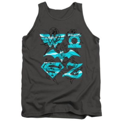 DC Wonder Woman Mens Dc Superhero Girls DC Comics Superhero Girls Line Art Group Adult Tank Top 5390₽