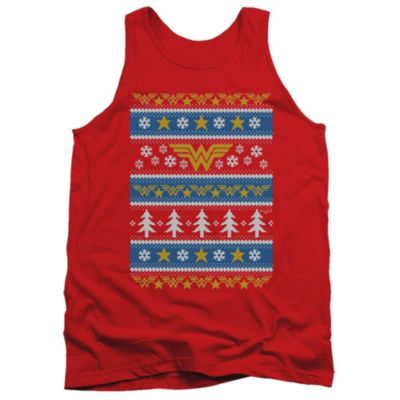 DC Wonder Woman Mens DC Comics Wonder Woman Wonder Woman Christmas Sweater Adult Tank Top 5390₽
