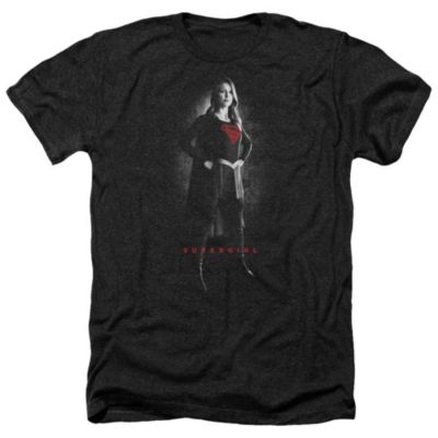 Supergirl Mens Noir Adult Heather Tee T-Shirt 5390₽