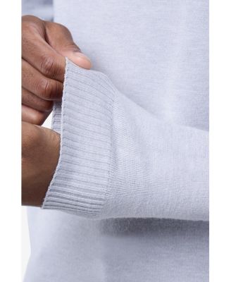 Men's Quarter Zip Mock Neck Sweater