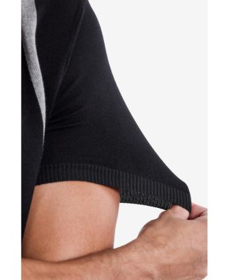 Men's Jacquard Short Sleeve Sweater Polo