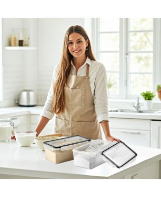 3 Pack (108oz/13.5cups) Airtight Food Storage Containers with Lids