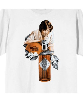 Оранжевая давка Оранжевая давка Большая и высокая женщина в белой футболке из стеклянной бутылки - 4XLB