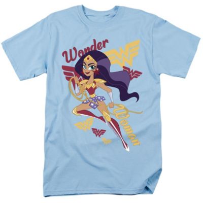 DC Wonder Woman Mens Dc Superhero Girls DC Comics Superhero Girls Wonder Woman Short Sleeve Adult Tee T-Shirt 5190₽