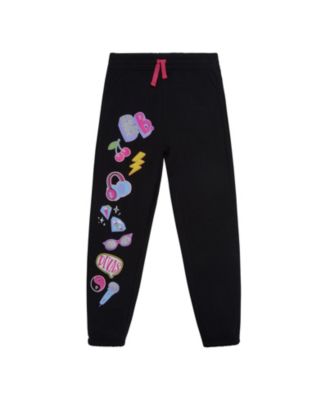 Girls Fleece Sweatshirt and Jogger Pants Outfit Set