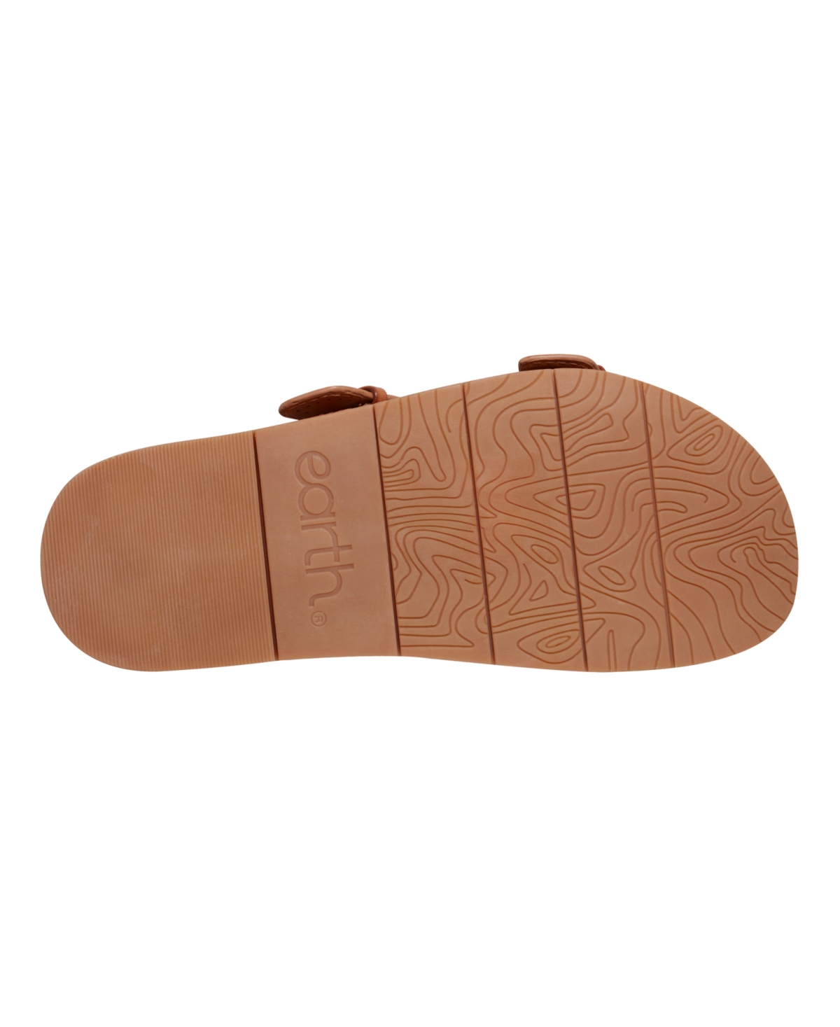 EARTH WOMEN'S FRANCII DOUBLE BAND FLAT SLIP-ON SANDALS 