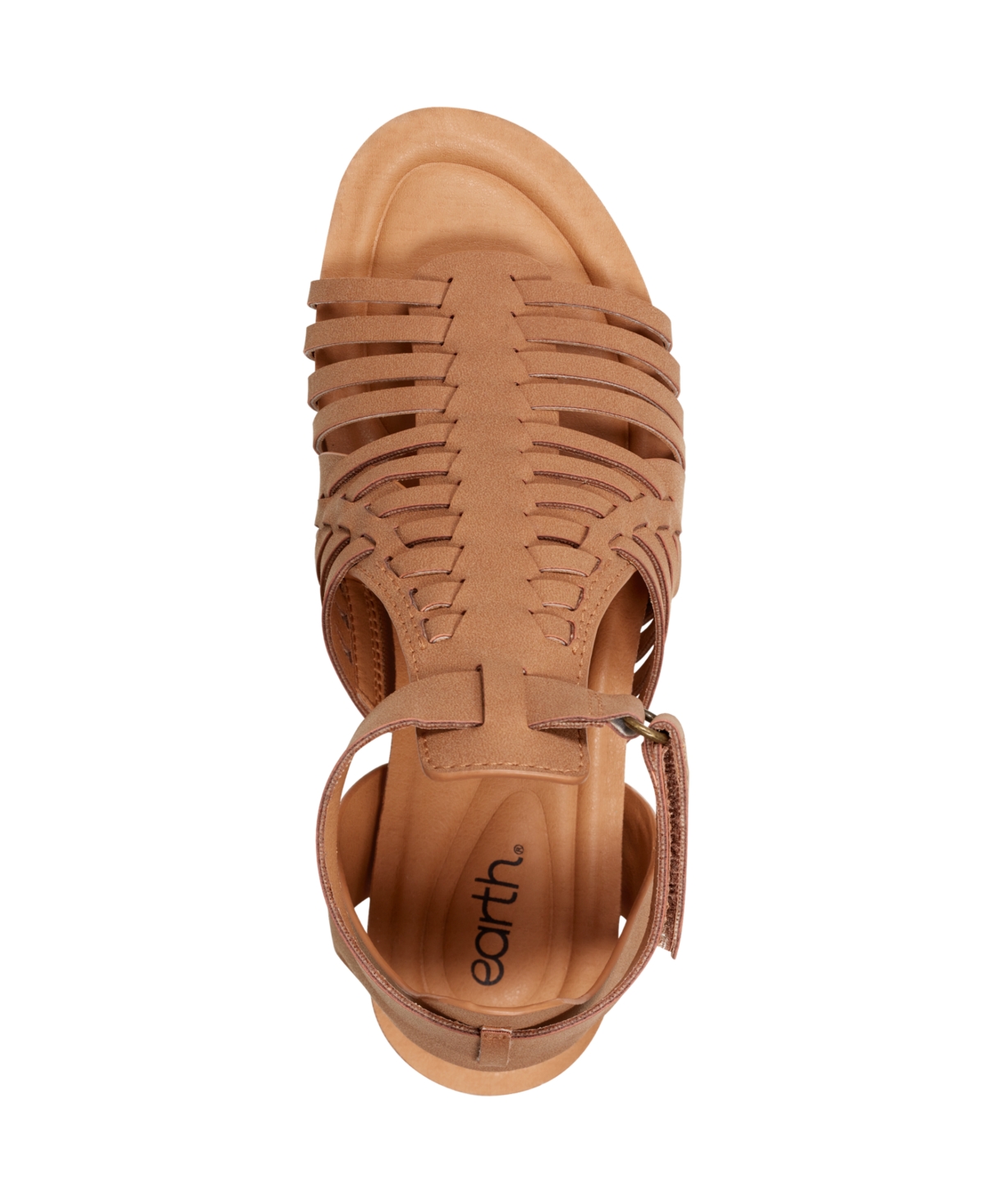 Shop Earth Women's Hattie Fisherman Wedge Sandals In Cognac