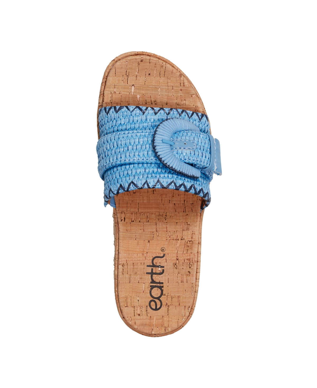 Shop Earth Women's Samsy Platform Slide Sandals In Blue