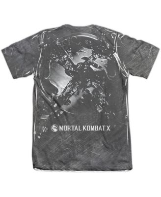 Mortal Kombat X Mens Three Of A Kind (Front/Back Print) Adult Poly/Cotton Short Sleeve Tee / T-Shirt
