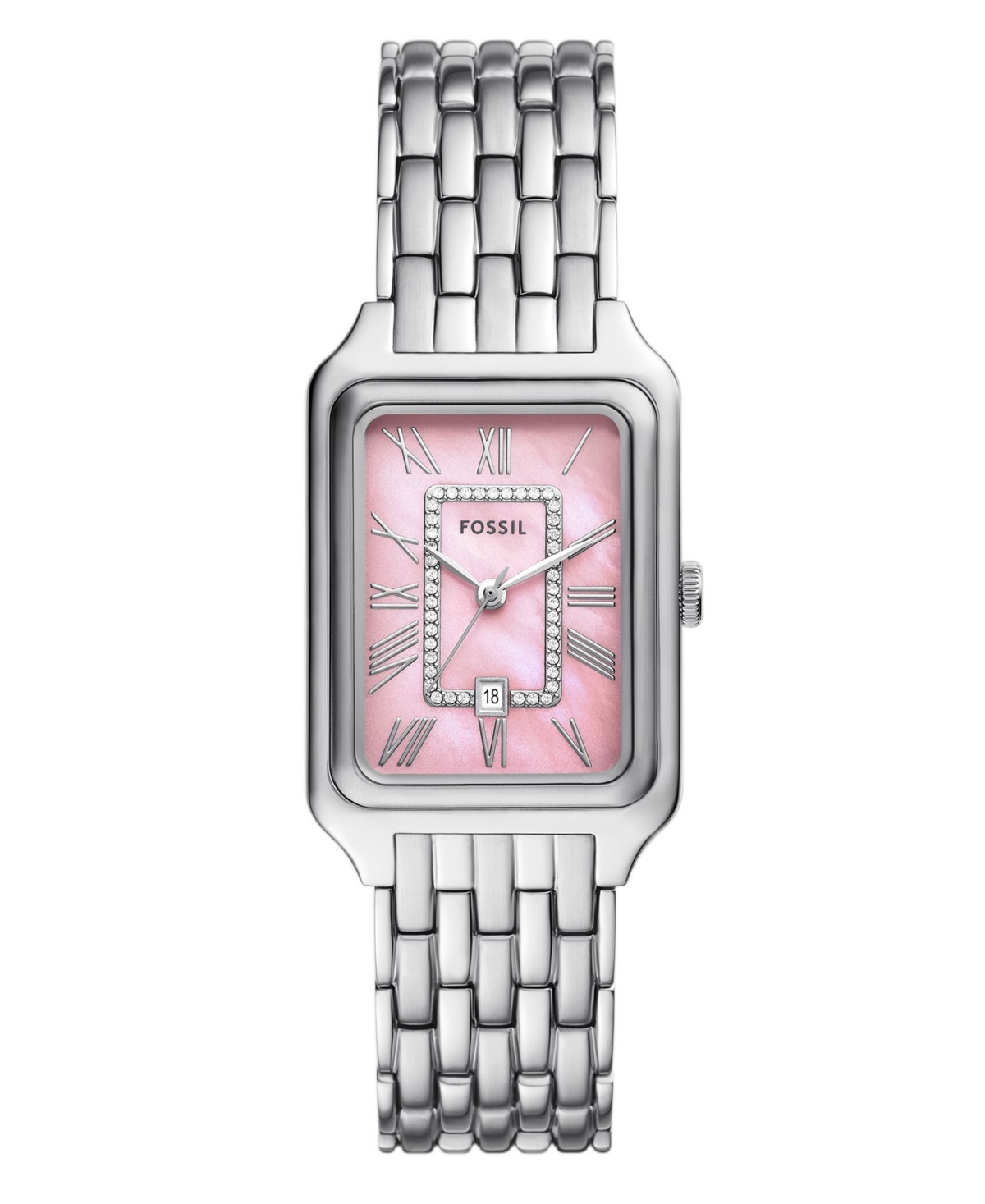 Women's Raquel Three-Hand Date Stainless Steel Watch, 26mm - Silver-tone