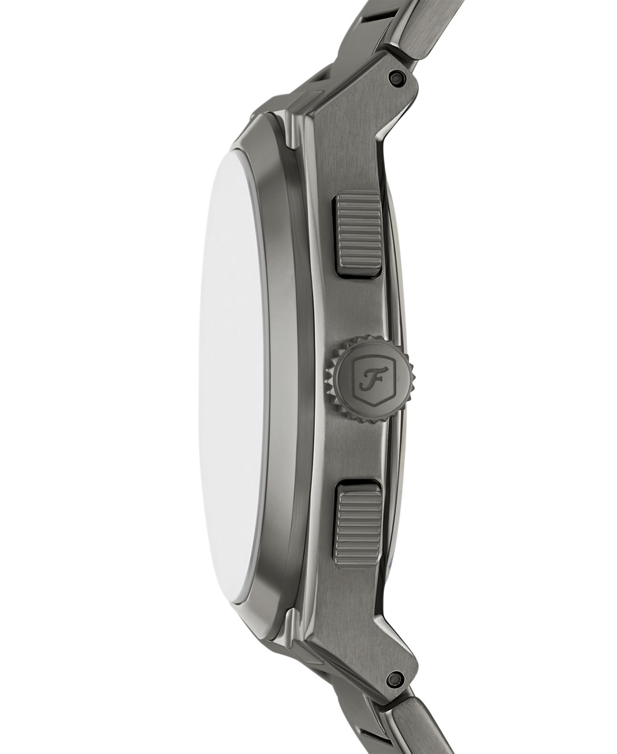 Fossil Men's Everett Chronograph Smoke Stainless Steel Watch, 44mm In Smoke