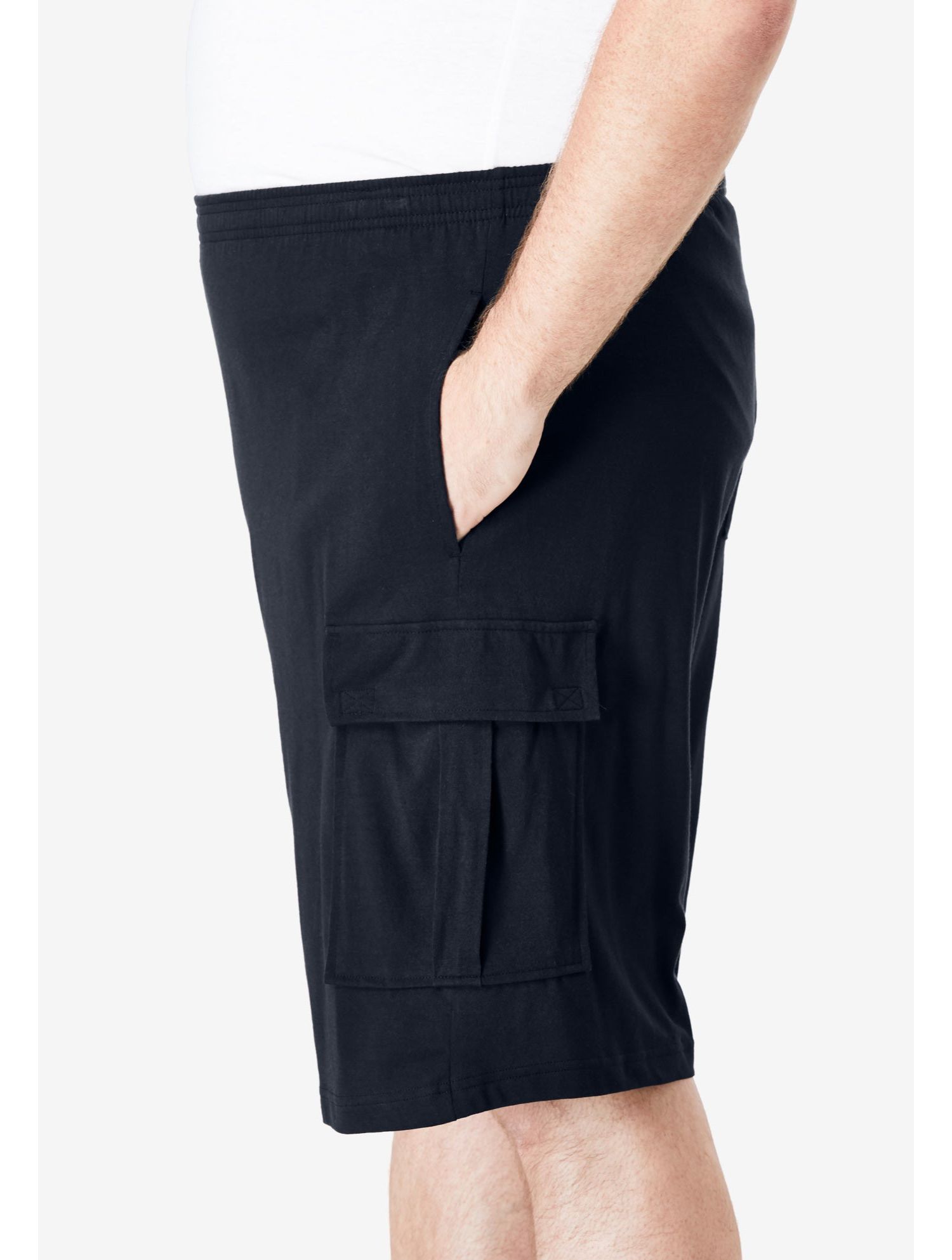 Men's Lightweight Jersey Cargo Shorts