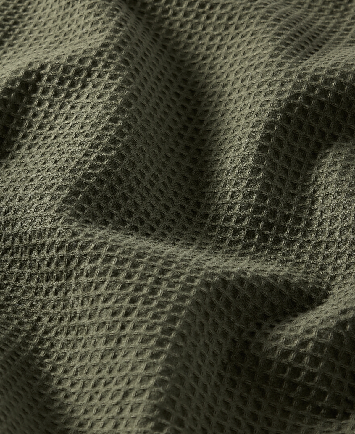 Arch Studio Waffle Cotton Blanket, Twin, Exclusively At Macy's In Olive