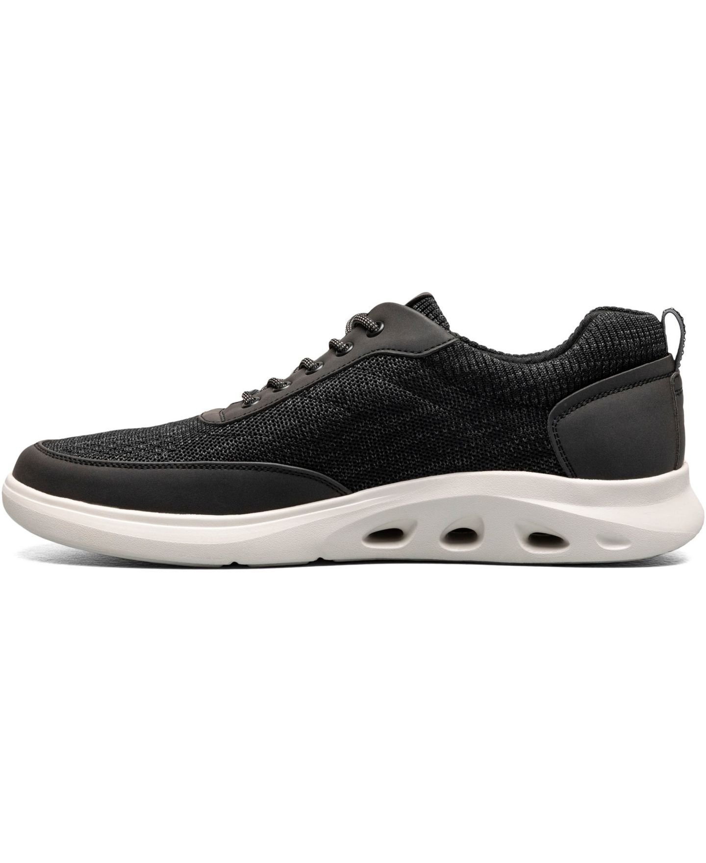 Мужские кроссовки Nunn Bush Ponte Knit Moc Toe, цвет: Чёрный — фото 3