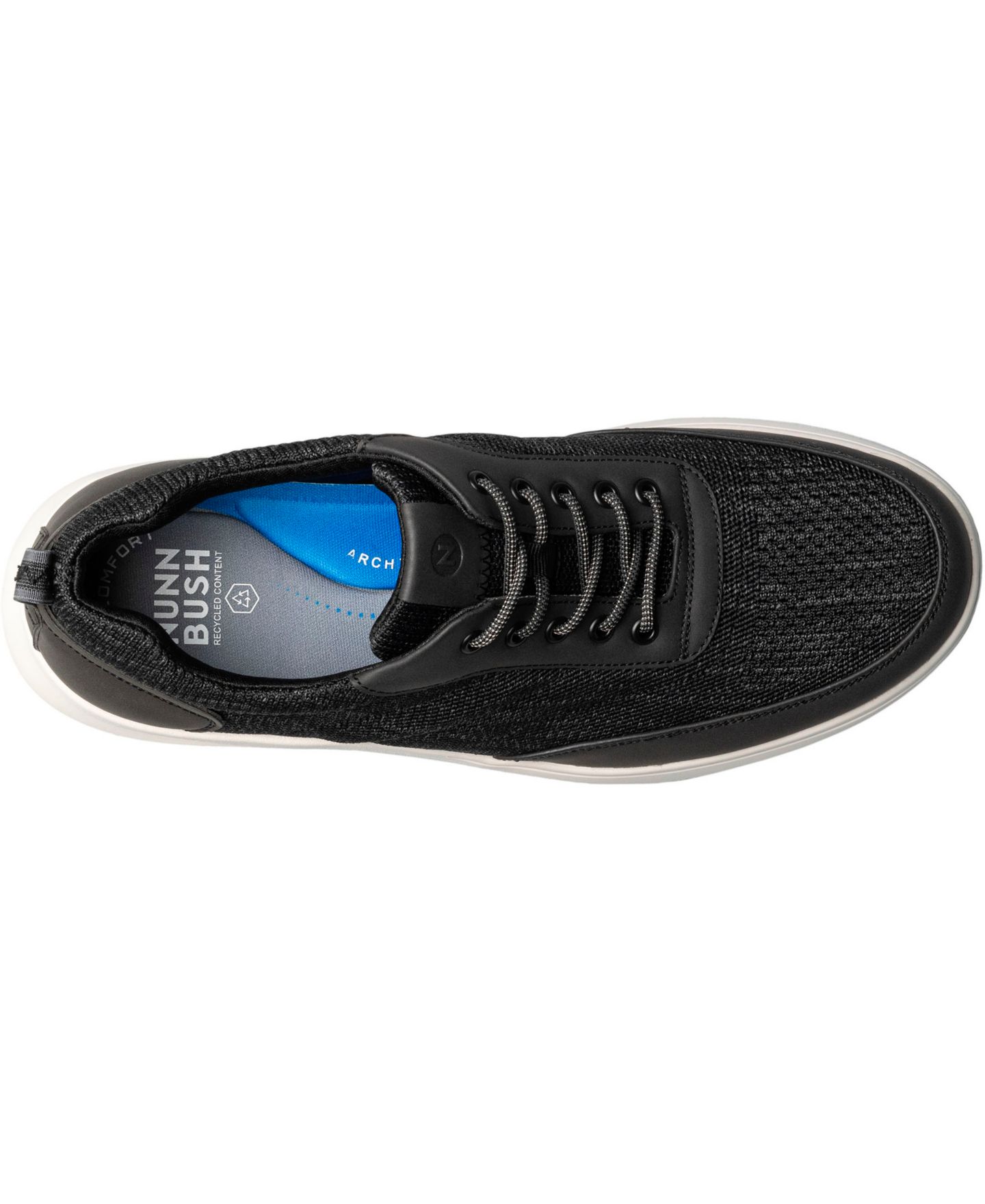 Мужские кроссовки Nunn Bush Ponte Knit Moc Toe, цвет: Чёрный — фото 5