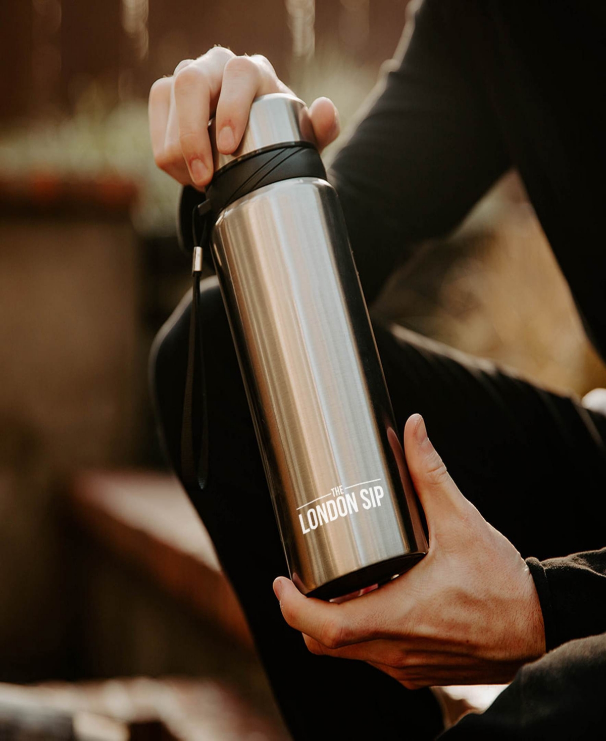 London Sip 16 Oz. Travel Tea Infuser In Silver